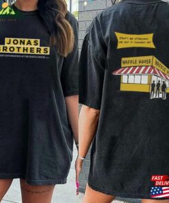 Comfort Colors(r) Jonas Brothers Waffle House Shirt Five Albums One Night Tour Gift For Fans Unisex Sweatshirt 3