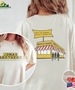Comfort Colors(r) Jonas Brothers Waffle House Shirt Five Albums One Night Tour Gift For Fans Unisex Sweatshirt 4