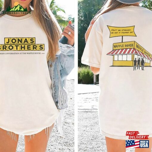 Comfort Colors® Jonas Brothers Waffle House Shirt Merch 2 Sides Sweatshirt Unisex T-Shirt