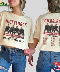 Comfort Colors® Nickelback Get Rollin’tour 2023 Shirt Band Concert Hoodie T-Shirt