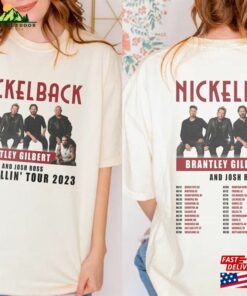 Comfort Colors® Nickelback Get Rollin’tour 2023 Shirt Band Concert Hoodie T-Shirt