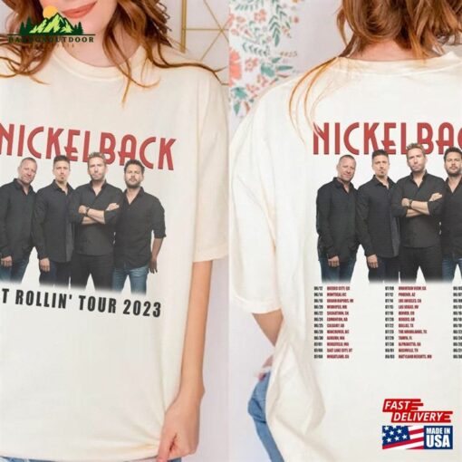 Comfort Colors® Nickelback Get Rollin’tour 2023 Shirt T-Shirt Classic