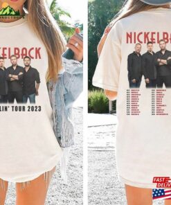 Comfort Colors(r) Nickelback Get Rollintour 2023 Shirt T Shirt Classic 3