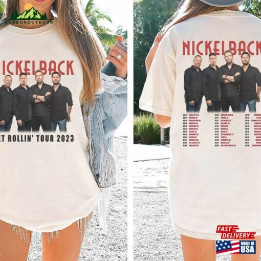 Comfort Colors® Nickelback Get Rollin’tour 2023 Shirt T-Shirt Classic