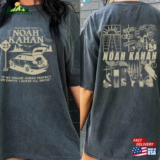 Comfort Colors® Noah Kahan Shirt Stick Season Tour Sweat Hoodie T-Shirt