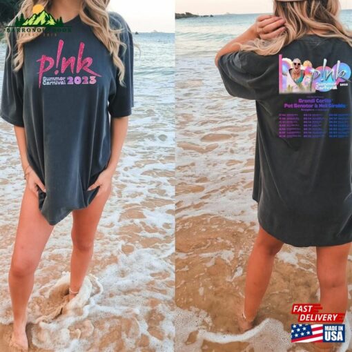 Comfort Colors® P!Nk Summer Carnival 2023 Trustfall Album Tee Pink Singer Tour Hoodie Classic