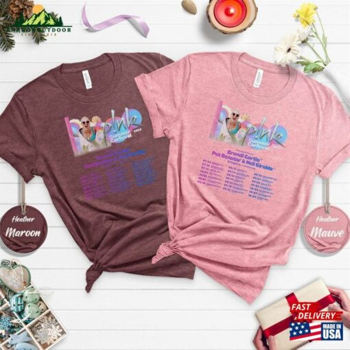 Comfort Colors® P!Nk Summer Carnival 2023 Trustfall Album Tee Pink Singer Tour Sweatshirt T-Shirt