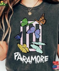 Comfort Colors® Paramore Brand Shirt Vintage Logo With Butterfly T-Shirt Sweatshirt