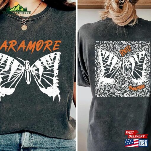 Comfort Colors® Paramore Tour 2 Sides Shirt Doodle Art T-Shirt Sweatshirt