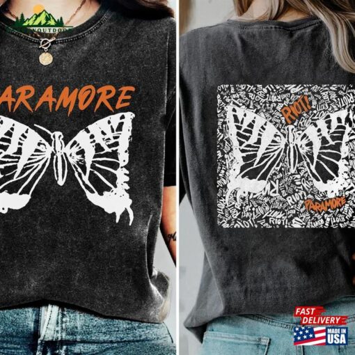 Comfort Colors® Paramore Tour 2 Sides Shirt Doodle Art T-Shirt Sweatshirt