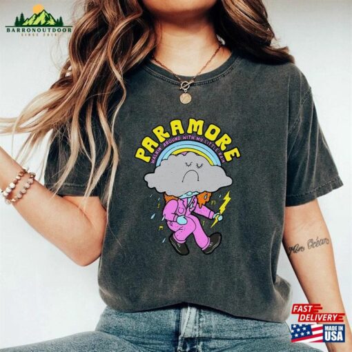 Comfort Colors® Sad Cloud Paramore 2023 Shirt This Is Why Tour T-Shirt Sweatshirt