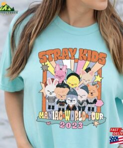 Comfort Colors(r) Stray Zoo 2023 Maniac World Tour T Shirt Trending Shirt Kpop Concert Apparel Classic 1
