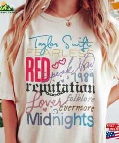 Comfort Colors® Taylor The Eras Tour Shirt Swiftie Merch Vintage 2023 Unisex Classic