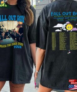 Comfort Colors® Vintage Fall Out Boy Tour 2024 T-Shirt Fob So Much For 2Our Dust Shirt Sweatshirt