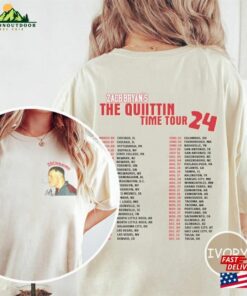 Comfort Colors(r) Zach Bryan The Quittin Time Tour 2024 Shirt Country Music T Shirt Sweatshirt 4