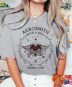 Comfort Colors(r)Aerosmith Farewell Rock And Roll Tour Shirt Hard Heavy Metal Unisex T Shirt 3