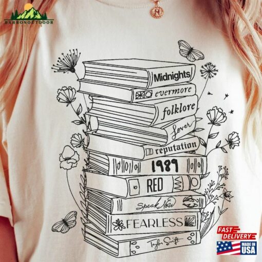 Comfort Colors@ Taylor’s Version Music Albums As Books T-Shirt Hoodie