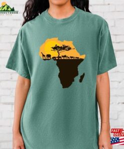 Comfort Colors Africa Map Shirt Juneteenth Black History Month Gift Classic T Shirt 3