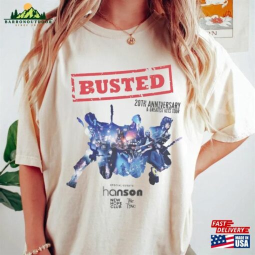 Comfort Colors Busted 2023 Tour T-Shirt Music Band Shirt Greatest Hits Shirts Unisex Hoodie