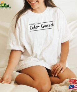 Comfort Colors Customized Colorguard Shirt Retro Personalized Color Guard Custom Matching Team Tee T Shirt Unisex 4