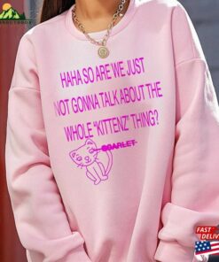 Comfort Colors Doja Cat The Scarlet Tour 2023 Shirt Kittenz Merch Concert Unisex Hoodie