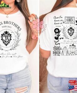 Comfort Colors Jonas Brothers Double Sided Shirt Five Albums One Night Tour T Shirt Unisex 3