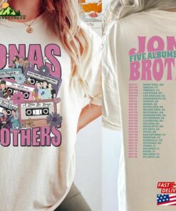 Comfort Colors Jonas Brothers Double Sided T Shirt Tour Shirt Concert 2023 Retro Unisex Gift Classic 2