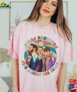 Comfort Colors Jonas Brothers Shirt Five Albums One Night Tour 2023 Joe Classic T-Shirt