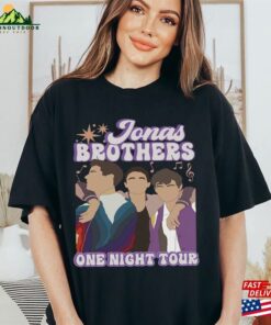 Comfort Colors Jonas Brothers Shirt One Night Five Albums Tour 2023 T-Shirt Sweatshirt
