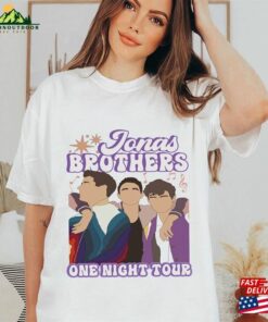 Comfort Colors Jonas Brothers Shirt One Night Five Albums Tour 2023 T-Shirt Sweatshirt 2 Comfort Colors Jonas Brothers Shirt One Night Five Albums Tour 2023 T Shirt Sweatshirt 3
