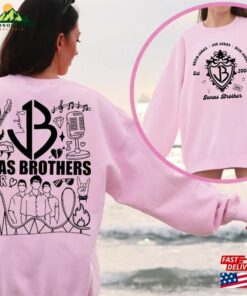 Comfort Colors Jonas Brothers Tracklist Shirt 2 Sides One Night Five Albums Unisex Classic