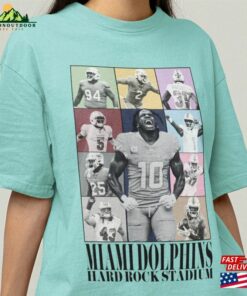 Comfort Colors Miami Dolphins The Eras Tour Taylor Swift Inspired Unisex Garment Dyed T-Shirt Nfl Gameday Gifts For Her Hoodie