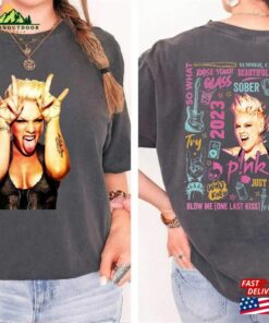 Comfort Colors P!Nk Summer Carnival 2023 Trustfall Album Tee Pink Singer Tour Classic Unisex 2