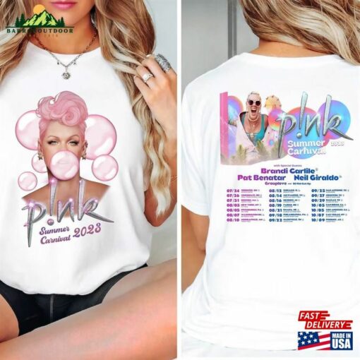 Comfort Colors P!Nk Summer Carnival 2023 Trustfall Album Tee Pink Singer Tour Unisex T-Shirt