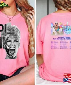 Comfort Colors Pink Summer Carnival 2023 Trustfall Album Tee Singer Tour Music Festival Shirt Concert Apparel Sweatshirt Hoodie