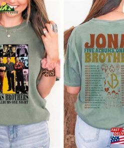 Comfort Colors Retro Jonas Brothers Album Shirt Five Albums One Night Sweatshirt T-Shirt 1 Comfort Colors Retro Jonas Brothers Album Shirt Five Albums One Night Sweatshirt T Shirt 2