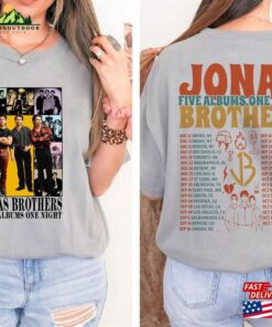 Comfort Colors Retro Jonas Brothers Album Shirt Five Albums One Night Sweatshirt T-Shirt 3 Comfort Colors Retro Jonas Brothers Album Shirt Five Albums One Night Sweatshirt T Shirt 4