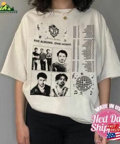 Comfort Color’s Shirt Jonas Brothers Vintage Tour Graphic Tee Classic Sweatshirt