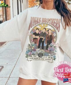Comfort Color’s Shirt Jonas Brothers Vintage Tour Graphic Tee Classic Unisex