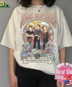 Comfort Color’s Shirt Jonas Brothers Vintage Tour Graphic Tee Classic Unisex