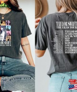 Comfort Colors The Eras Tour 2 Sides Shirt 2023 T-Shirt Midnights Album Classic Sweatshirt