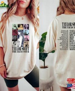 Comfort Colors The Eras Tour 2 Sides Shirt 2023 T-Shirt Midnights Album Classic Sweatshirt