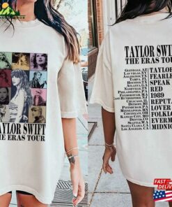 Comfort Colors The Eras Tour 2 Sides Shirt 2023 T Shirt Midnights Album Classic Unisex 3