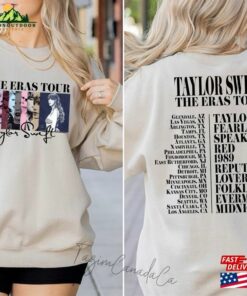 Comfort Colors The Eras Tour 2 Sides Shirt 2023 T-Shirt Midnights Album Hoodie Classic 3 Comfort Colors The Eras Tour 2 Sides Shirt 2023 T Shirt Midnights Album Hoodie Classic 4