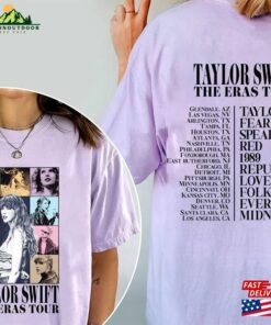 Comfort Colors The Eras Tour 2 Sides Shirt 2023 T-Shirt Midnights Album Sweatshirt Classic