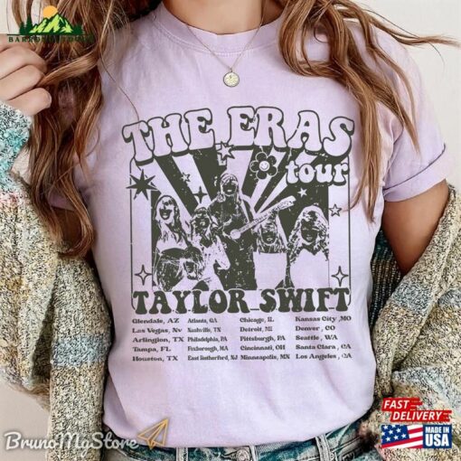 Comfort Colors Ts The Eras Tour Shirt Taylor Swiftie Merch Inspired Tee Concert Lyrics Butterfly T-Shirt Sweatshirt