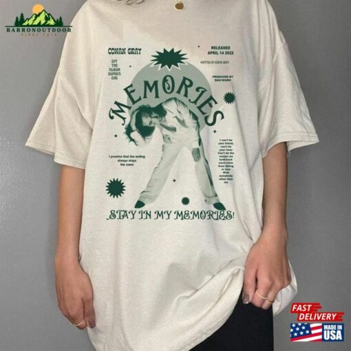 Conan Gray Tour T-Shirt Vintage Memories Shirt Hottest Merch Unisex Classic