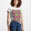 Concentric Circles Vibrant Interplay Of Colors Classic T-Shirt Sweatshirt