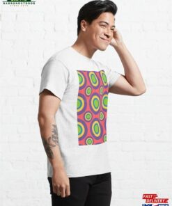 Concentric Circles Vibrant Interplay Of Colors Classic T Shirt Sweatshirt 4