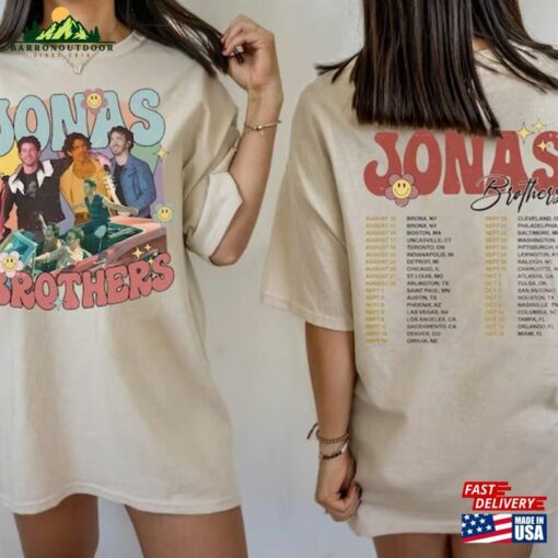 Concert 2023 Retro Unisex Shirt Gift Jonas Brand Vintage T-Shirt Tour